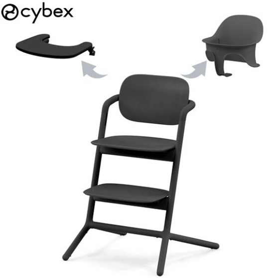 德國Cybex Lemo 3-in-1 成長椅/ Stunning Black