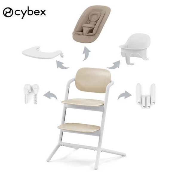 德國Cybex Lemo 4-in-1 成長椅/ Sand White