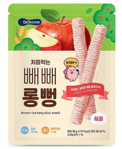 韓國Bebecook 營養糙米棒-蘋果味 30g