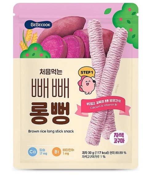 韓國Bebecook 營養糙米棒-粟米味 30g