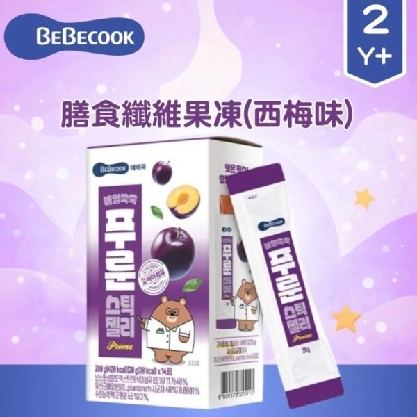 韓國Bebecook 膳食纖維果凍(西梅) 280g(20gx14件)(適合2歲以上)