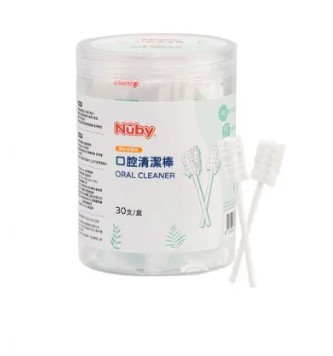 Nuby 口腔清潔棒 - 30入