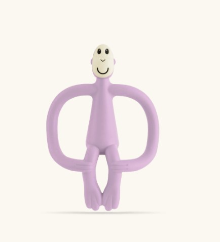 Matchstick Monkey 經典牙膠系列帶尾巴款 - 淡紫丁香色